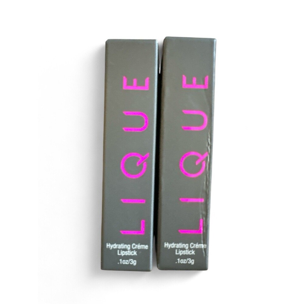 New Sealed Bundle of 2 Lique Daring Red Hydrating Creme Lipstick